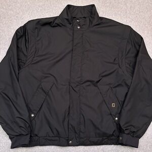 Vintage‎ FootJoy DryJoys Windbreaker Jacket Mens XL Convertible Zip Sleeves Vest